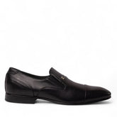 Italian Men Black Leather Shoes #4963